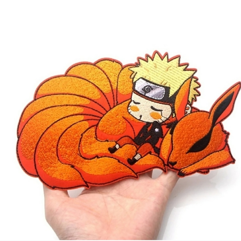 🔹️Naruto & Kuruma Orange Iron On Patch - Picture 3 of 5